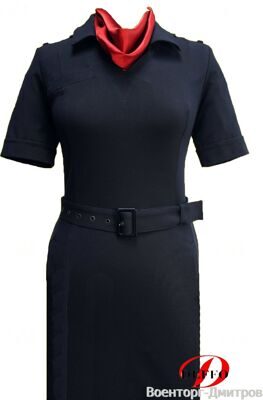 Платье Полиция  короткий  рукав без шевронов